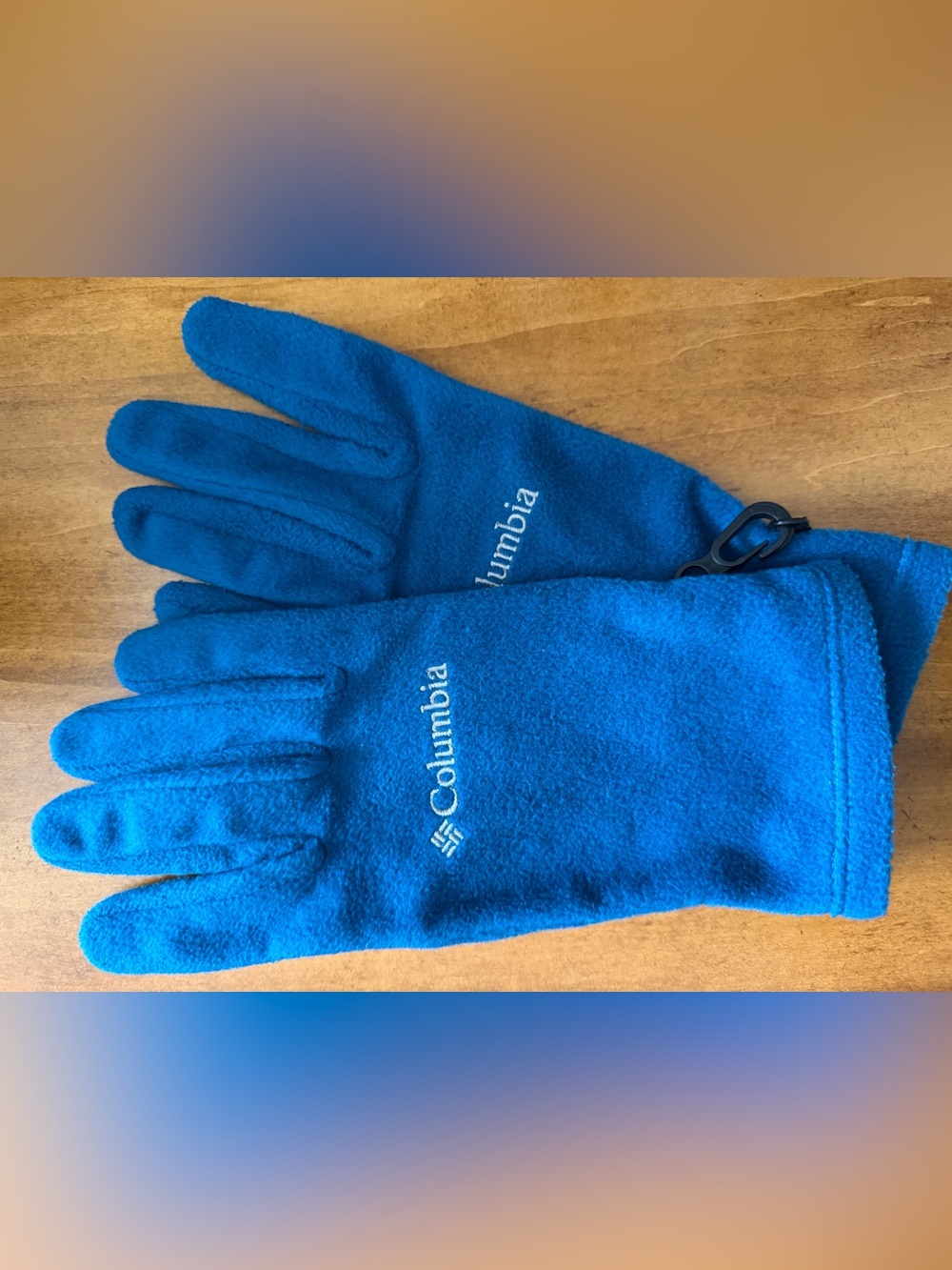 Columbia Bright Blue Fleece Gloves